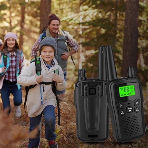 Long Range Walkie Talkies with 22 FRS Channels, Adults with Lamp, VOX, LCD - Picture 6 of 8
